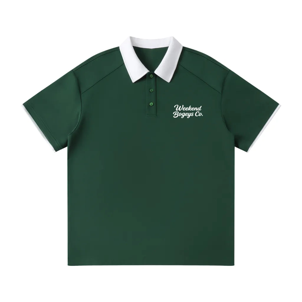Weekend Bogeys Co. Contrast Collar Polo