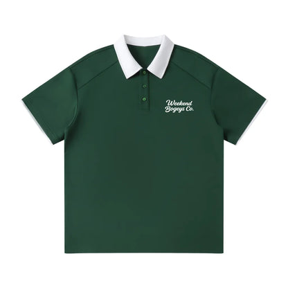 Weekend Bogeys Co. Contrast Collar Polo