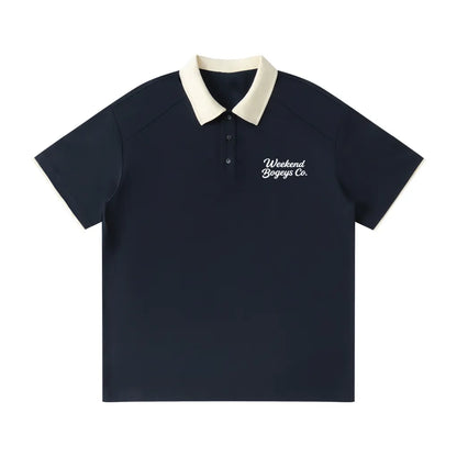 Weekend Bogeys Co. Contrast Collar Polo